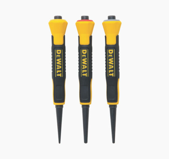 Bi-Material Nail Sets